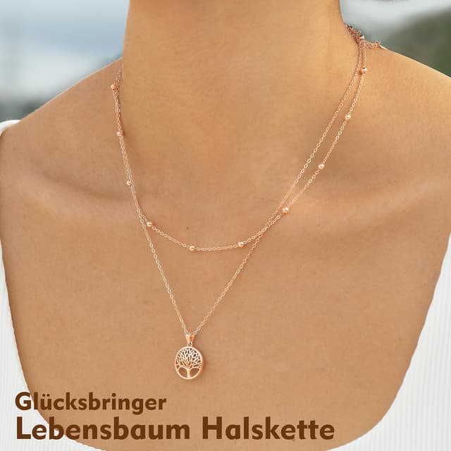 Detalle de Lydreewam Lebensbaum Kette 40+5 cm