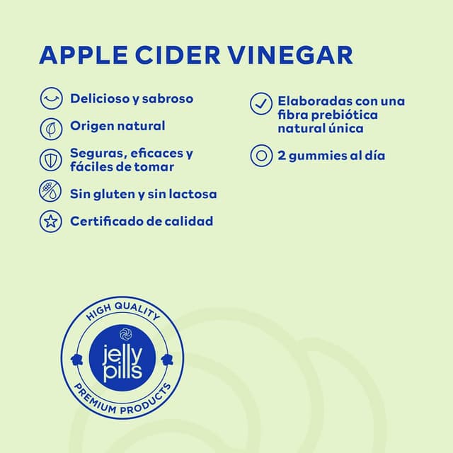 Thumbnail 4 de Jelly Pills Gummies Vinagre Manzana 1000mg con Cromo 🍏