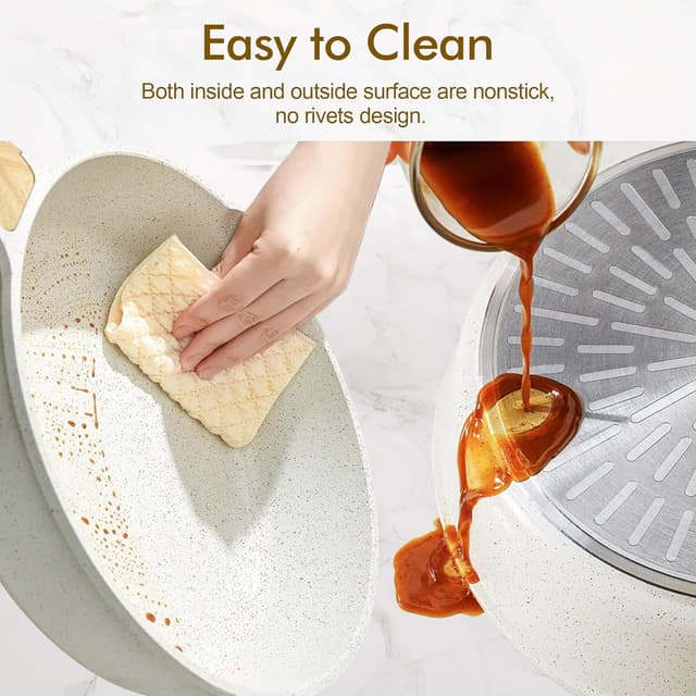 Thumbnail 4 de SENSARTE Ceramic Cookware Set 13-Piece