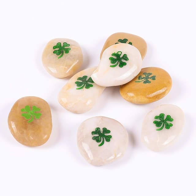 Detalle de ROCKIMPACT Kleeblatt Glücksklee Steine 50 Stk