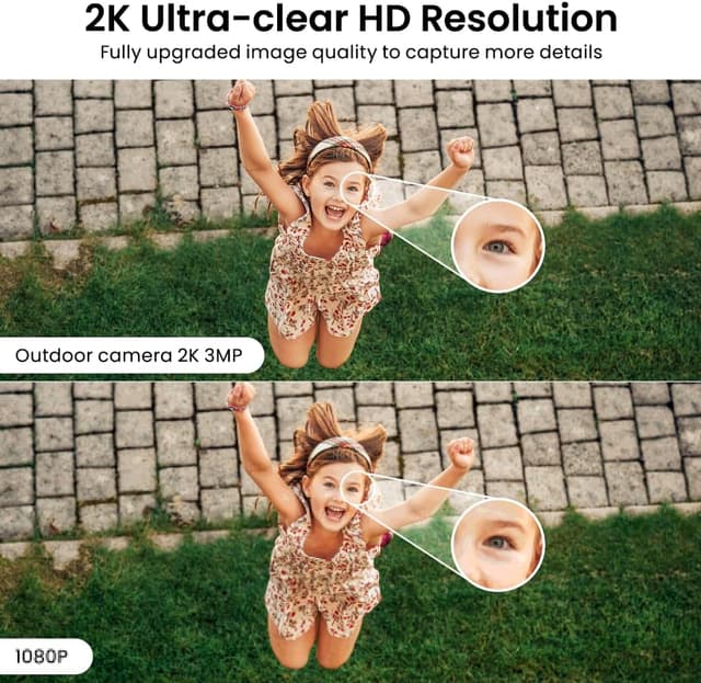 Detalle de AOQEE C1 2K Outdoor Security Camera