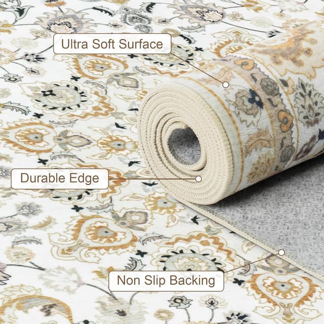 Thumbnail 6 de 8x10 Washable Rug for Living Room 🏡