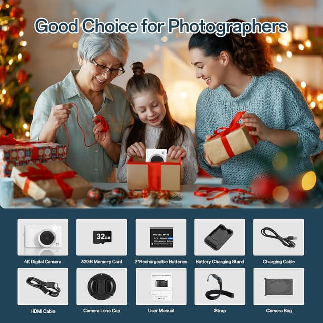 Thumbnail 6 de Fotocamera Digitale 4K 48MP con Zoom 16X