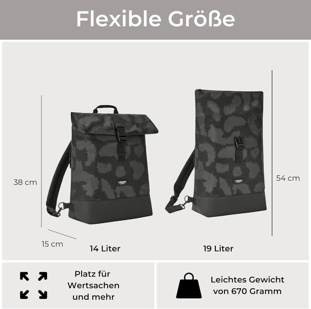 Detalle de LARKSON LEO 2-in-1 Fahrradtasche 15,6 Zoll