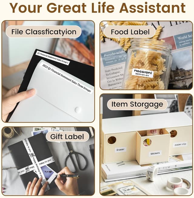 Thumbnail 5 de Phomemo D30 Etikettendrucker für Thermo-Etiketten