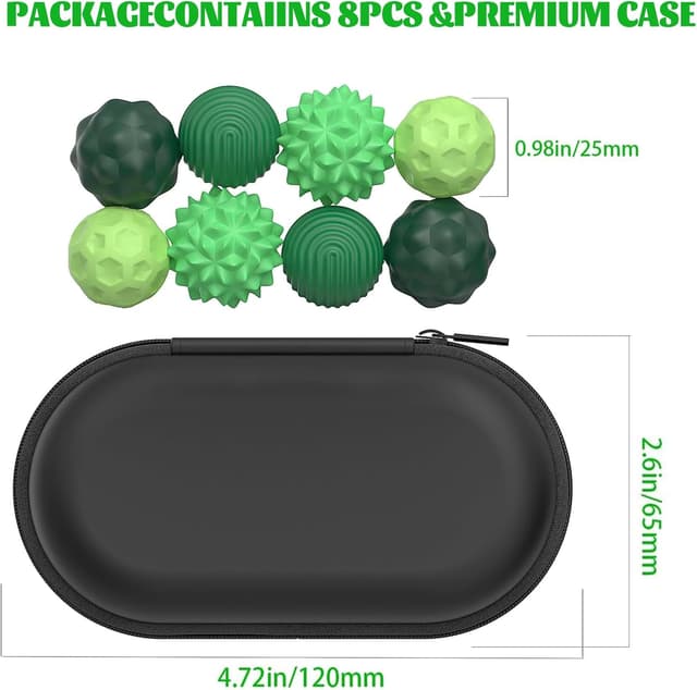 Detalle 2 de 8 Stück Magnetische Fidget Toys Magnetkugeln Silikon