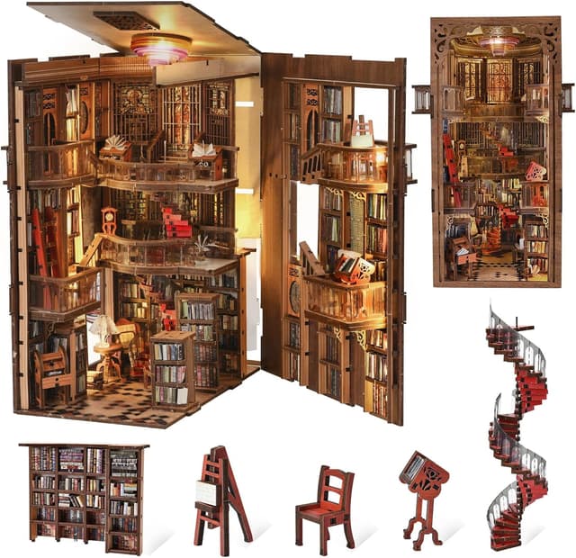 Imagen de MiniCity Book Nook Kit DIY Puzzle en OfertitasTOP