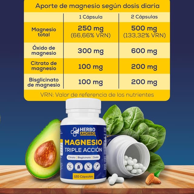 Thumbnail 5 de Magnesio Complex 🌿 Alta Absorción, 120 cápsulas