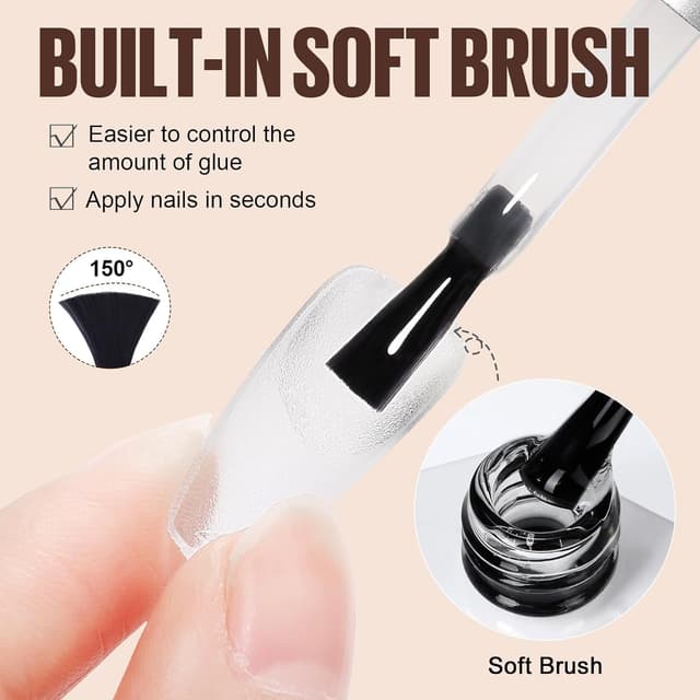 Thumbnail 5 de TOMICCA Nagelkleber 4 in 1 für Kunstnägel