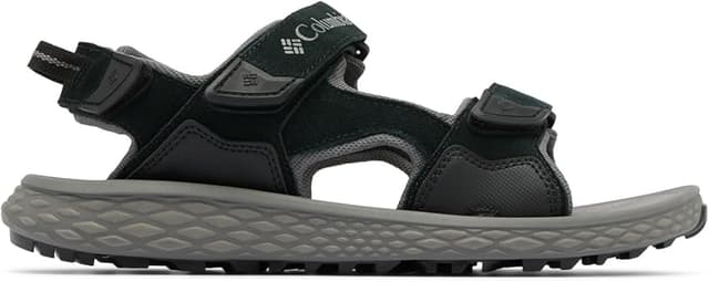 Detalle de Columbia Konos Hiker 3-Strap Sandals 👟 Hombre, Negro/Gris, 9