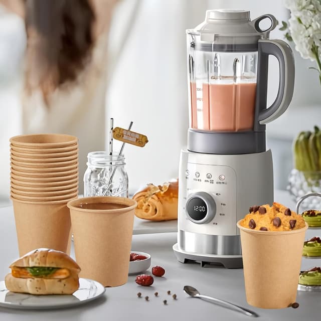 Thumbnail 2 de SIUQ 8 oz Kraft Paper Cups