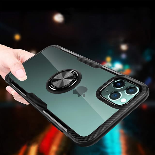 Detalle 2 de Transparente Hülle iPhone 11 Pro mit Ring 360°