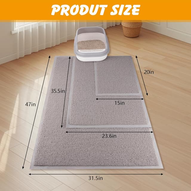 Thumbnail 2 de ondware Cat Litter Mat 90x60 cm