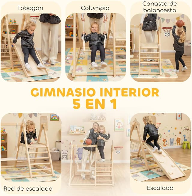 Thumbnail 2 de AIYAPLAY Tobogán Infantil 5 en 1 50 kg