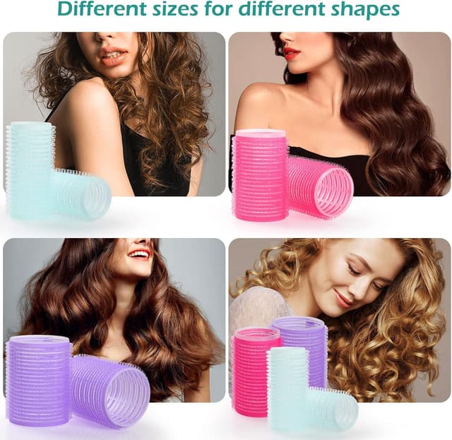 Detalle 1 de GeeRic bigoudis auto-agrippants, 33 pièces