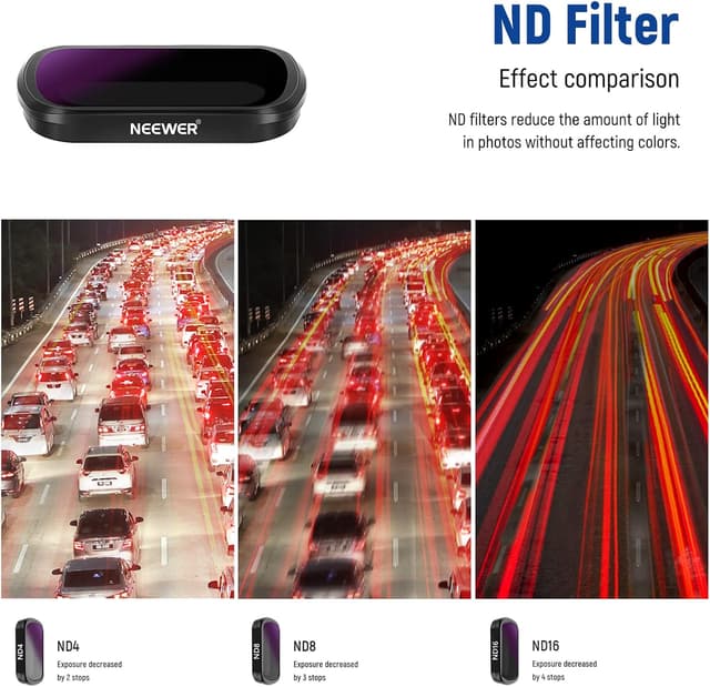 Detalle de DJI Osmo Pocket magnetic lens filter kit