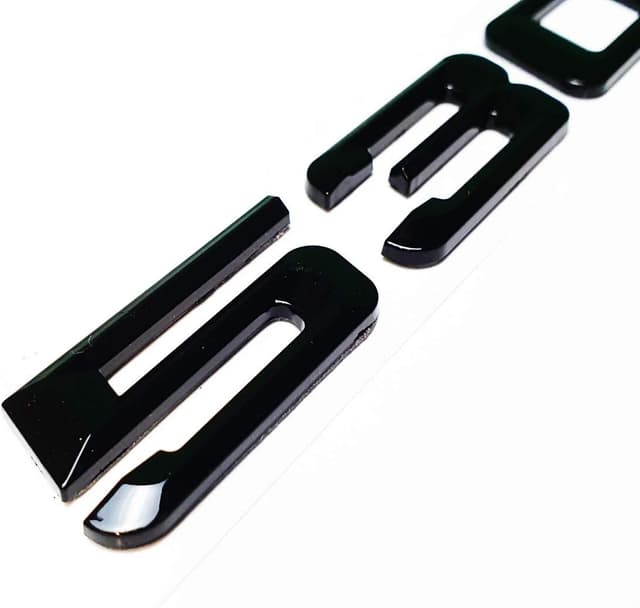 Detalle de MCK Auto 530d black glossy rear boot logo badge emblem (for selected BMW 5 Series models)
