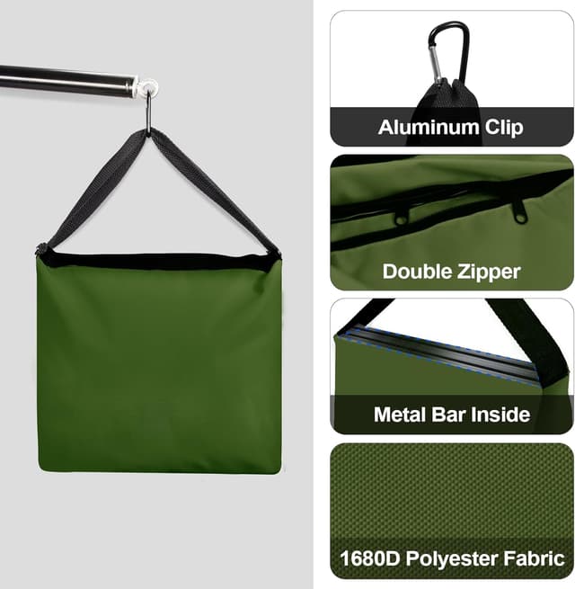 Thumbnail 4 de EMART Grüne Sandsäcke 4er-Pack – Sandsack 🎥