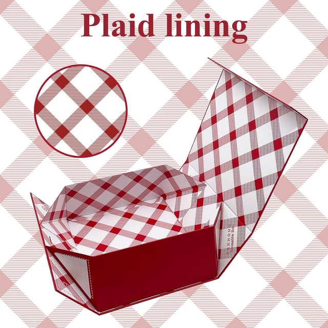 Detalle de Tekhoho Rot große Geschenkbox 33,5x27x12,5 cm