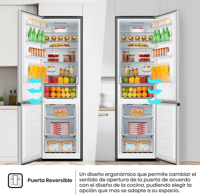 Thumbnail 8 de Hisense RB440N4BCE Frigorífico Combi Inox 336L ❄️