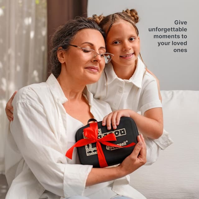 Thumbnail 6 de Queensell Dominos Set 28 Tiles 🎲