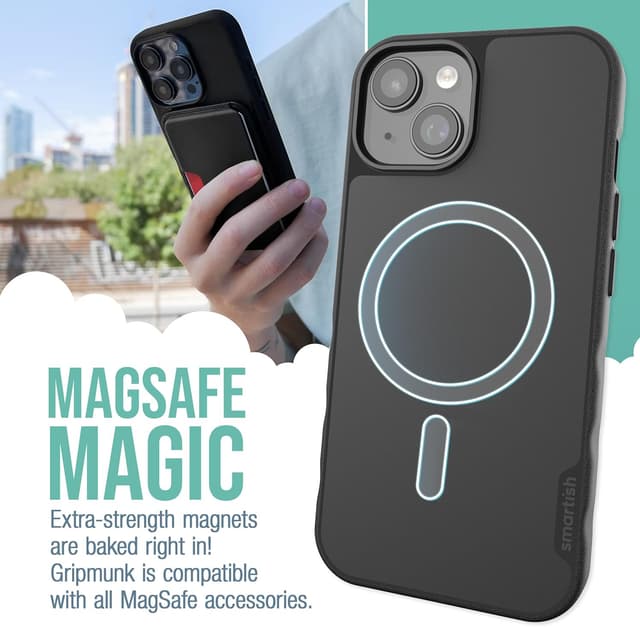 Detalle 2 de Smartish iPhone 15 Magnetic Case 50 ft drops