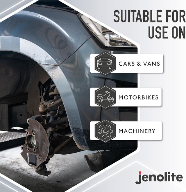 Detalle de JENOLITE Wachsöl Unterbodenschutz-Spray KLAR – 2×500 ml für Rostschutz am Unterboden