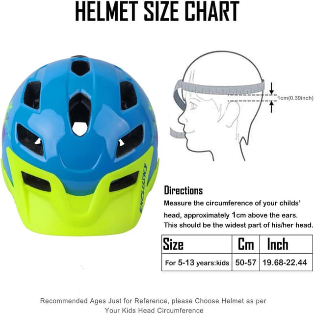 Thumbnail 1 de Exclusky Kids Bike Helmet 50 to 57cm