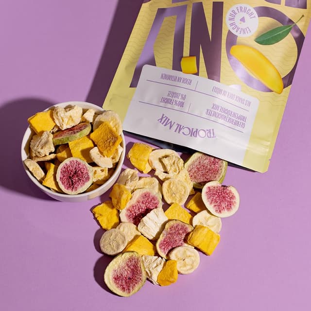 Thumbnail 2 de ONLYFRUITS Tropicalmix Trockenobst 300 Gramm 🥭