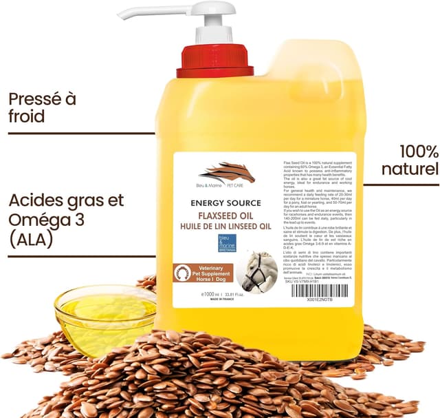 Thumbnail 2 de bleu & marine Huile de Lin 5000 ml 🐾