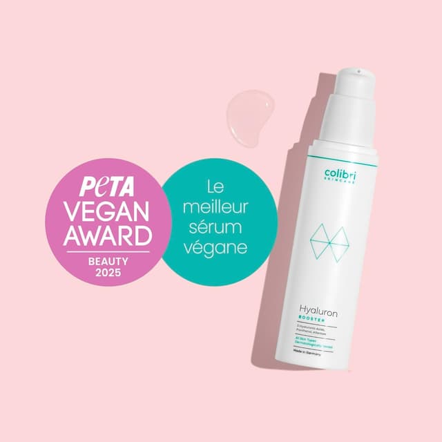 Detalle de colibri skincare HYALURON BOOSTER — sérum visage à l’acide hyaluronique (50 ml), anti-ride et hydratant