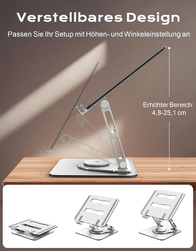 Thumbnail 5 de Glangeh Laptop Ständer 16 Zoll höhenverstellbar