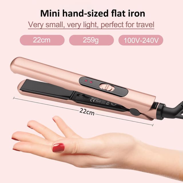 Detalle de JAETON Mini travel hair straightener 22cm