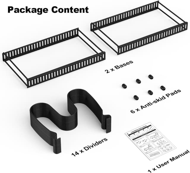 Thumbnail 6 de Housolution Pot and Pan Organizer 22.83"