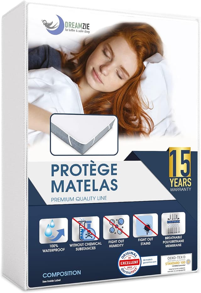Imagen de Dreamzie Protège Matelas 90x190 Imperméable en OfertitasTOP