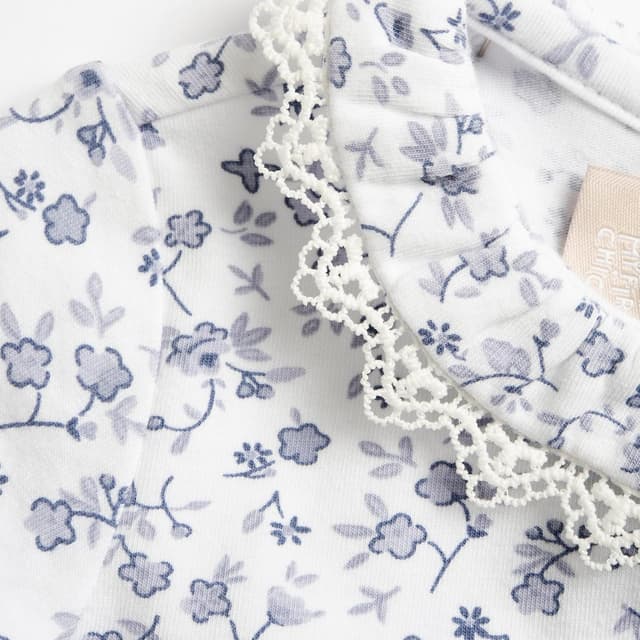 Detalle 2 de Chicco grenouillère bébé en coton doux et léger avec ouverture pratique au dos et à l’entrejambe (0-24 mois)