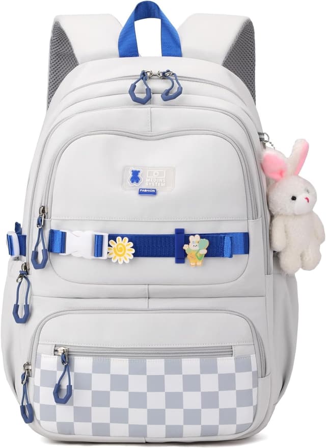 Detalle de Amythe Sac à Dos Fille 33x20x46 cm Blanc