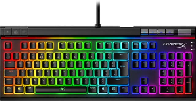 Detalle de HyperX Pudding Keycaps UK layout set