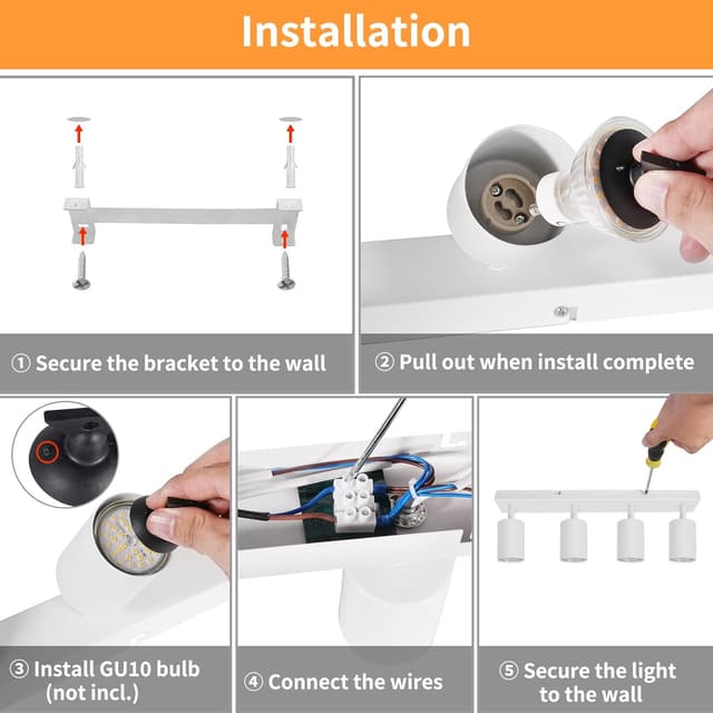 Thumbnail 5 de Dehobo Lámpara Techo 4 Focos GU10