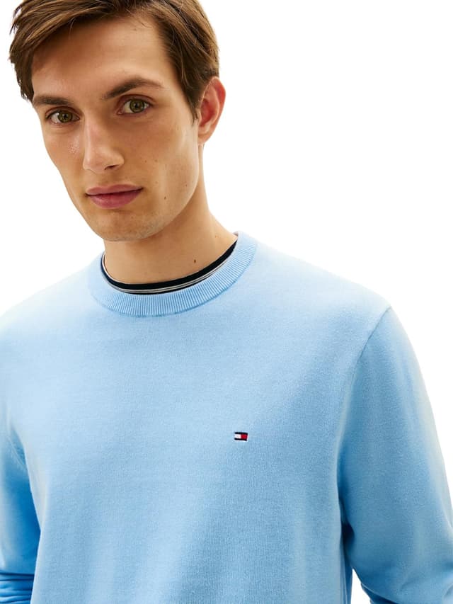 Detalle de Tommy Hilfiger Pullover Essential Cotton Scollo Rotondo