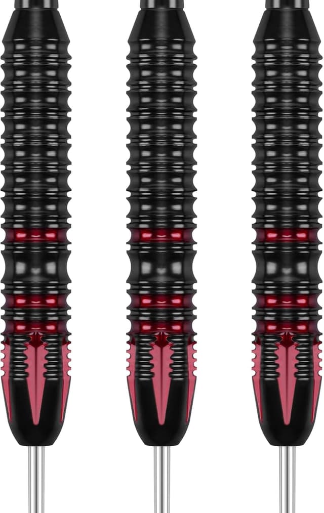 Detalle 2 de Grebarley Steeldarts mit Metallspitze, 12 Stück