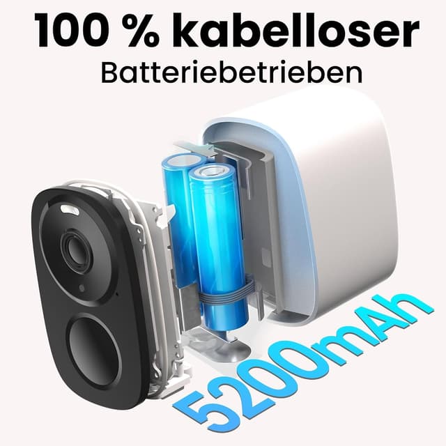 Detalle de 2K/3MP Überwachungskamera Außen 2K Farb-Nachtsicht