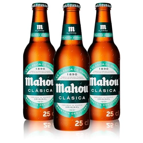 Thumbnail 1 de Mahou Clásica Pack 24 x 25 cl cerveza 4,8%