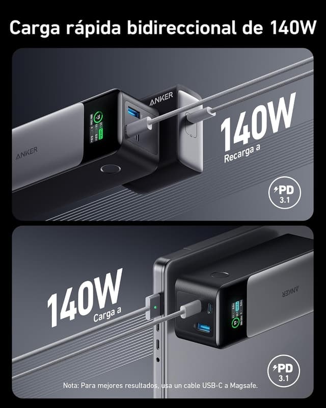 Thumbnail 6 de Anker Power Bank 737 24.000 mAh 140W