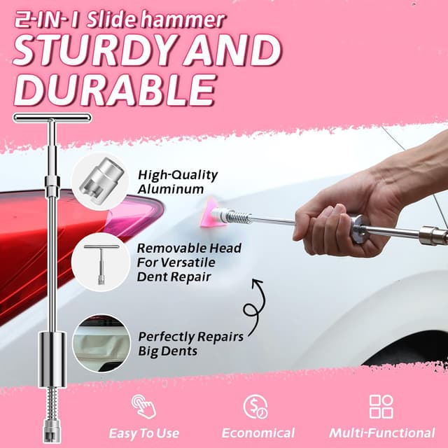 Thumbnail 5 de Car Dent Puller Kit 100W Glue Gun 🛠