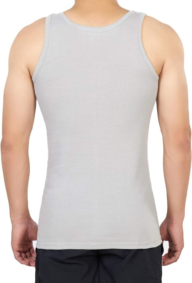 Detalle de Lot de 5 débardeurs homme NUOZA en coton (toutes tailles et couleurs)