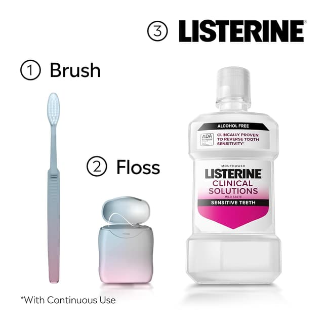 Thumbnail 6 de Listerine Sensitive Teeth Mouthwash, 500 mL