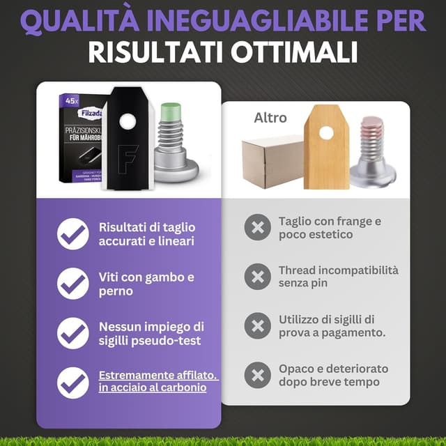 Thumbnail 5 de Filzada 45x Lame Carbonio per Husqvarna 305