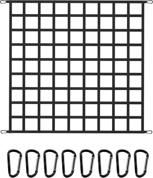 Thumbnail 6 de LuckyStraps 96'' Heavy Duty Carabiner Bungee Cords (2-Pack) with Locking Hooks, Black