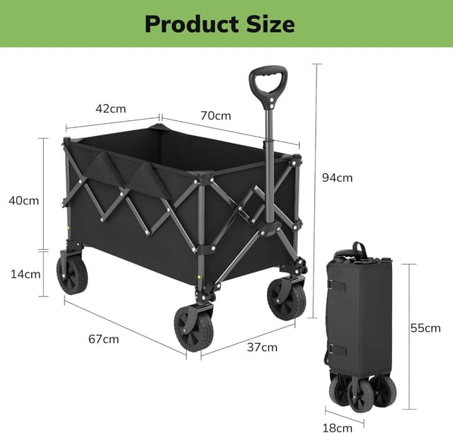 Thumbnail 6 de Morpilot Carrello Pieghevole Resistente 220 L 🚚